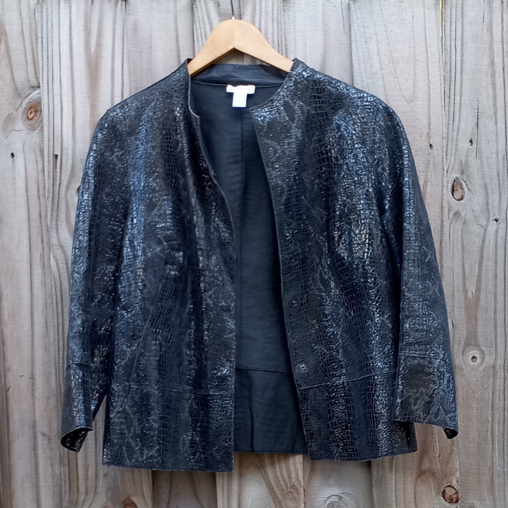 Chico's Leather Jacket